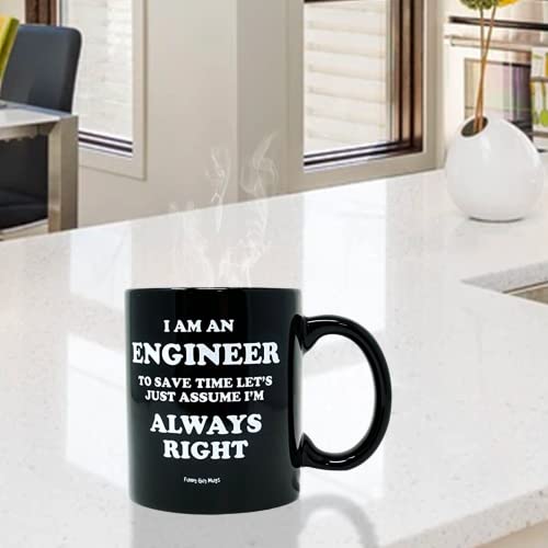 Funny Guy Mugs I Am An Engineer Ceramic Coffee Mug - 11oz - Ideal Funny Coffee Mug for Women and Men - Hilarious Novelty Coffee Cup with Witty Sayings - Image 4