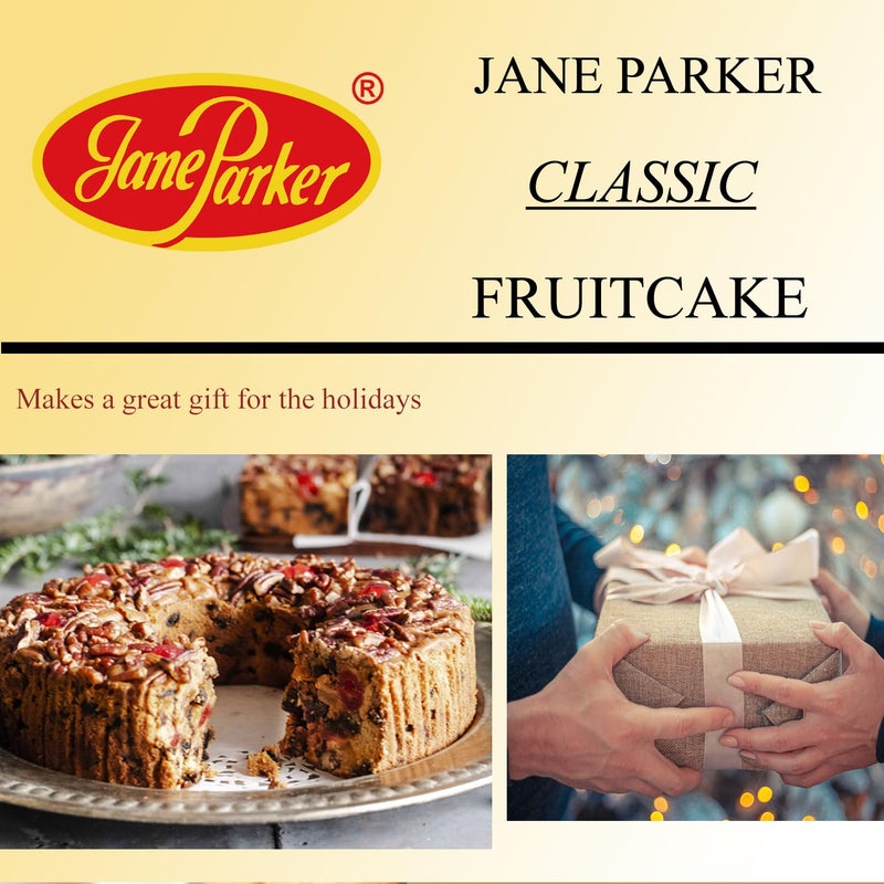 Jane Parker Fruitcake Classic Light Fruit Cake 4.5 Pound (72 Ounce) Ring in a Collectible Holiday Tin-Holiday-Cake-Christmas Cake-The Best Fruitcake You Can Buy - Image 5