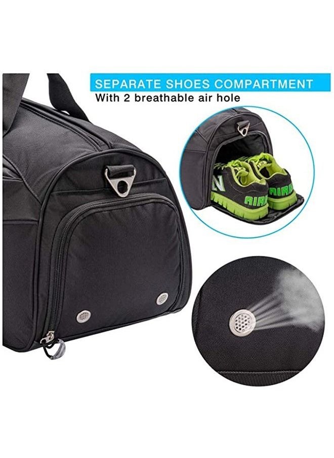 Arabest Sports Gym Bag with Shoes Compartment &Wet Pocket Gym Duffel Bag Overnight Bag for Men and Women  - Image 3