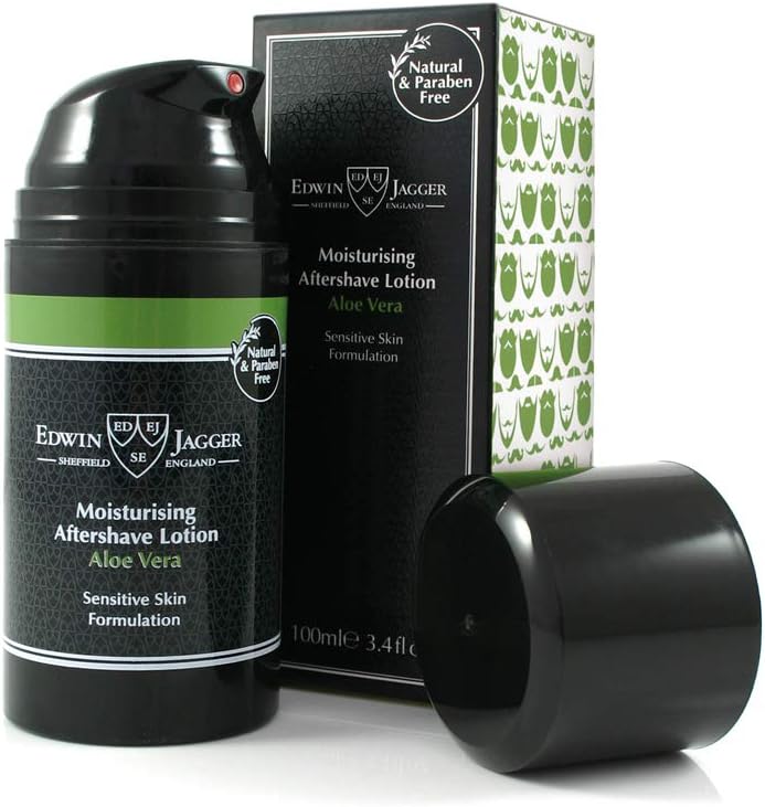 Edwin Jagger 999 Natural Moisturising Aftershave Lotion aloe Vera 100ml Aslav