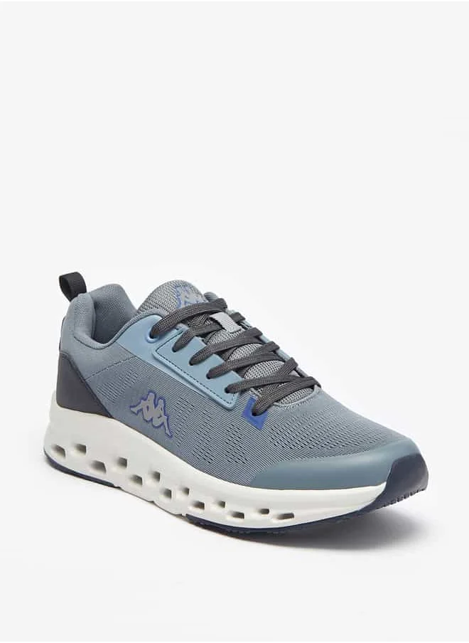 Kappa Men's Textured Sports Shoes with Lace-Up Closure