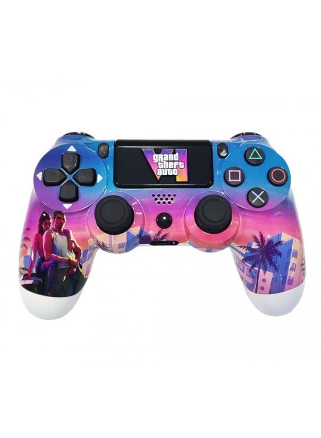Play X PlayX Wireless Controller for PS4/Pro/Slim – Grand Theft Auto Edition with Dual Vibration & Motion Sensor - Image 1