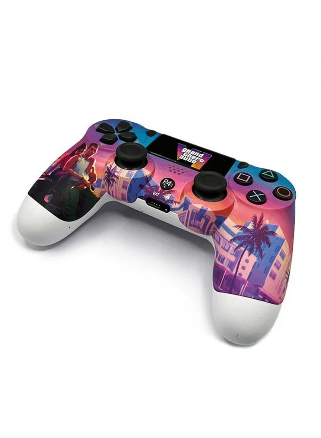Play X PlayX Wireless Controller for PS4/Pro/Slim – Grand Theft Auto Edition with Dual Vibration & Motion Sensor - Image 2