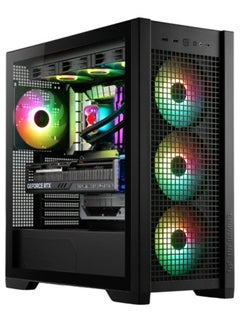 NANOTECH ZeroDark Apex Gaming PC - AMD Ryzen 7 9800X3D AM5 Processor, X870 Motherboard, DDR5 32GB (2*16) Ram, 2TB Gen 4.0*4 NVMe M.2 SSD, Nvidia GeForce RTX 5070 Ti 16GB GDDR7 Graphics Card, 3 Fan AIO Liquid Cooler, 850W Power Supply, Windows 11 Pro | Wi-Fi