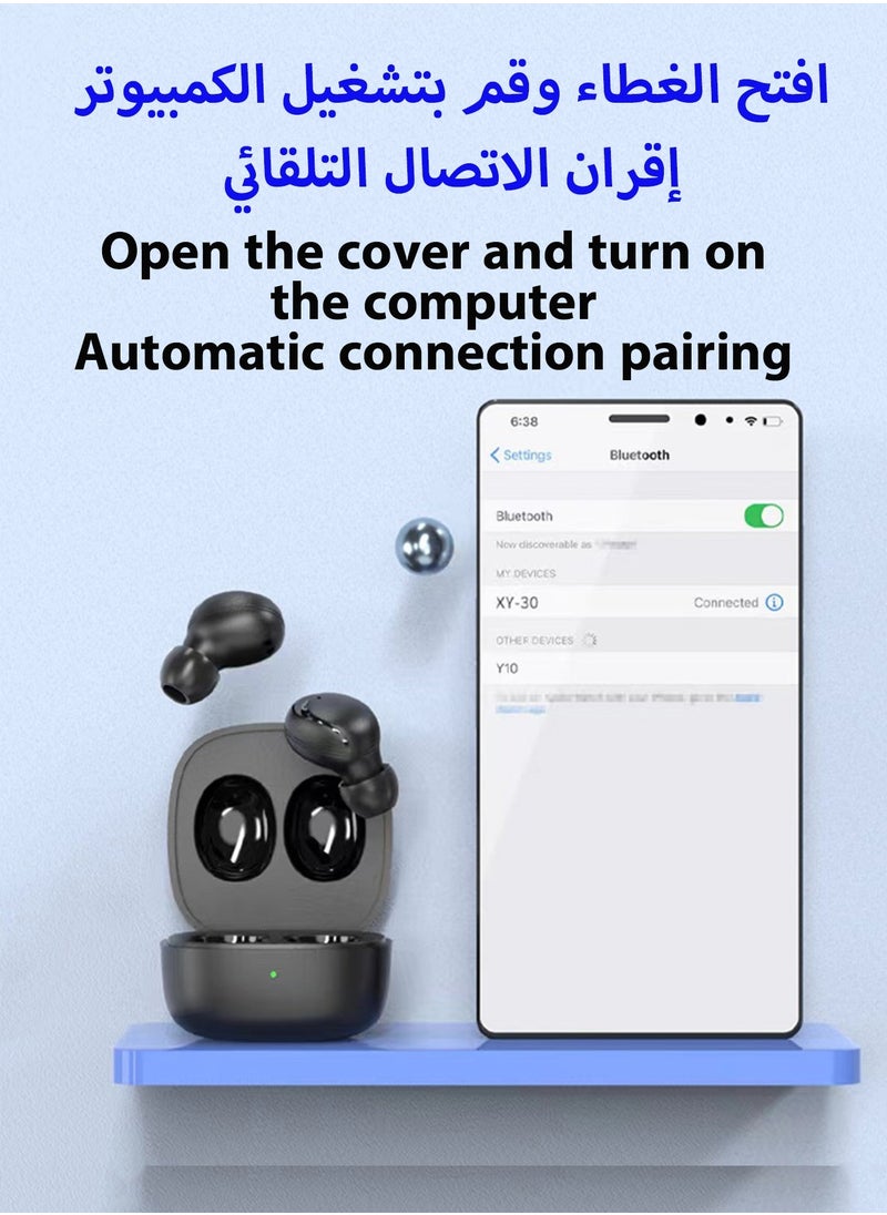 XnYao - XY-30 True Wireless Earbuds,Wireless Earbuds Bluetooth TWS Headphones Earphone, IPX4 Waterproof Earphones Built-in ENC Noise Cancellation Mic for iPhone, Android, Pad, Sports, Workout - Image 1