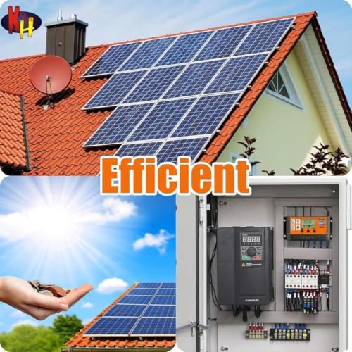 kh 20A Solar Charge Contoller 12V/ 24V Solar Panel Charge Controller Intelligent Regulator with Dual USB Port Auto Parameter LCD Display - Timer Setting ON/Off Hours (20 A) - Image 5