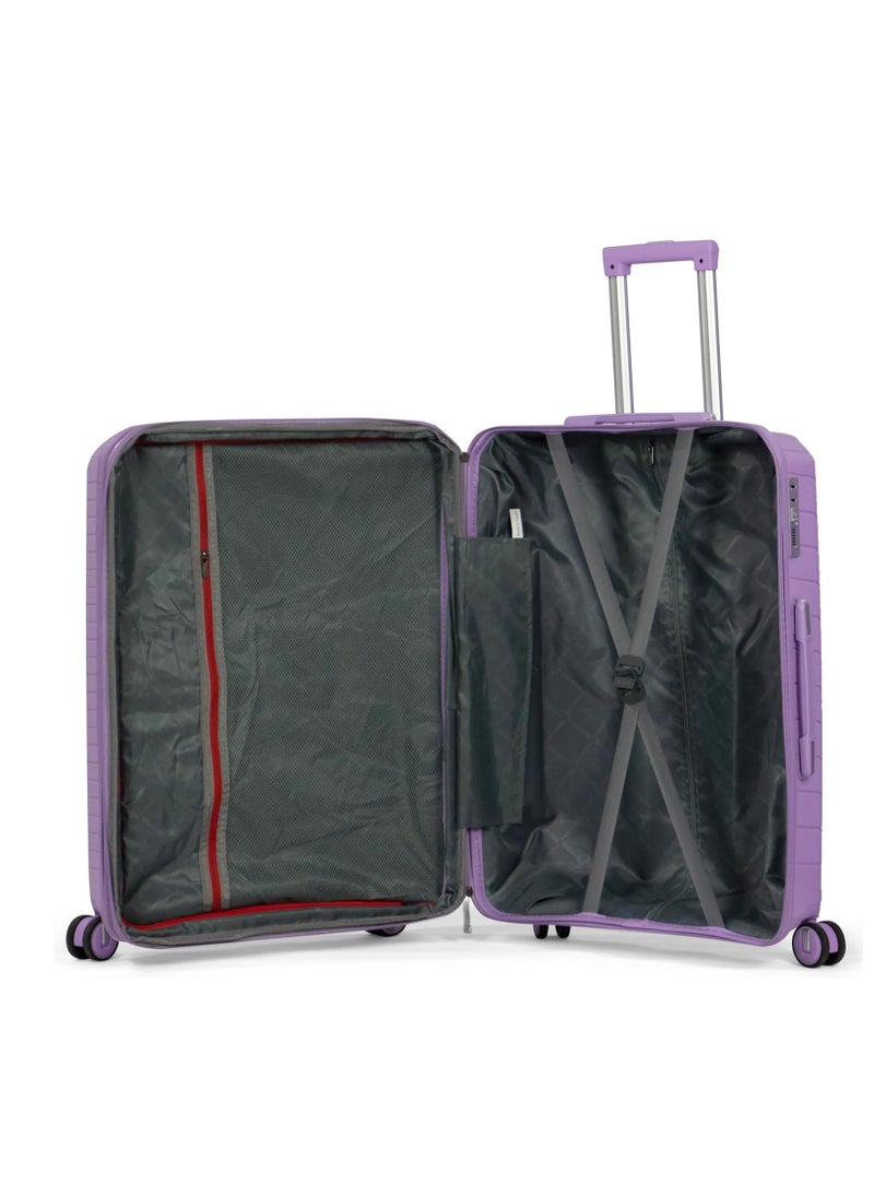 Generic Mussels 3-Piece Unbreakable Pyramid Spinning Luggage Set  - Image 4