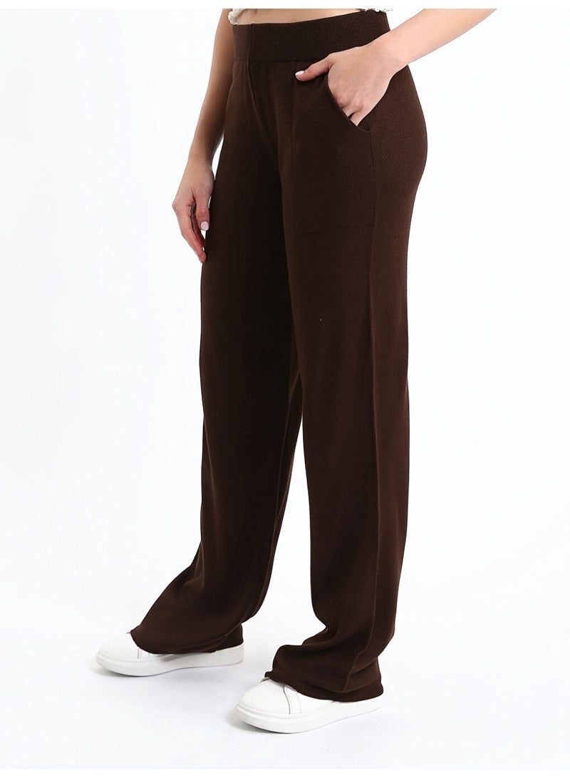 LC WAIKIKI Elasticated Waist Women's Knitwear Trousers - Image 3
