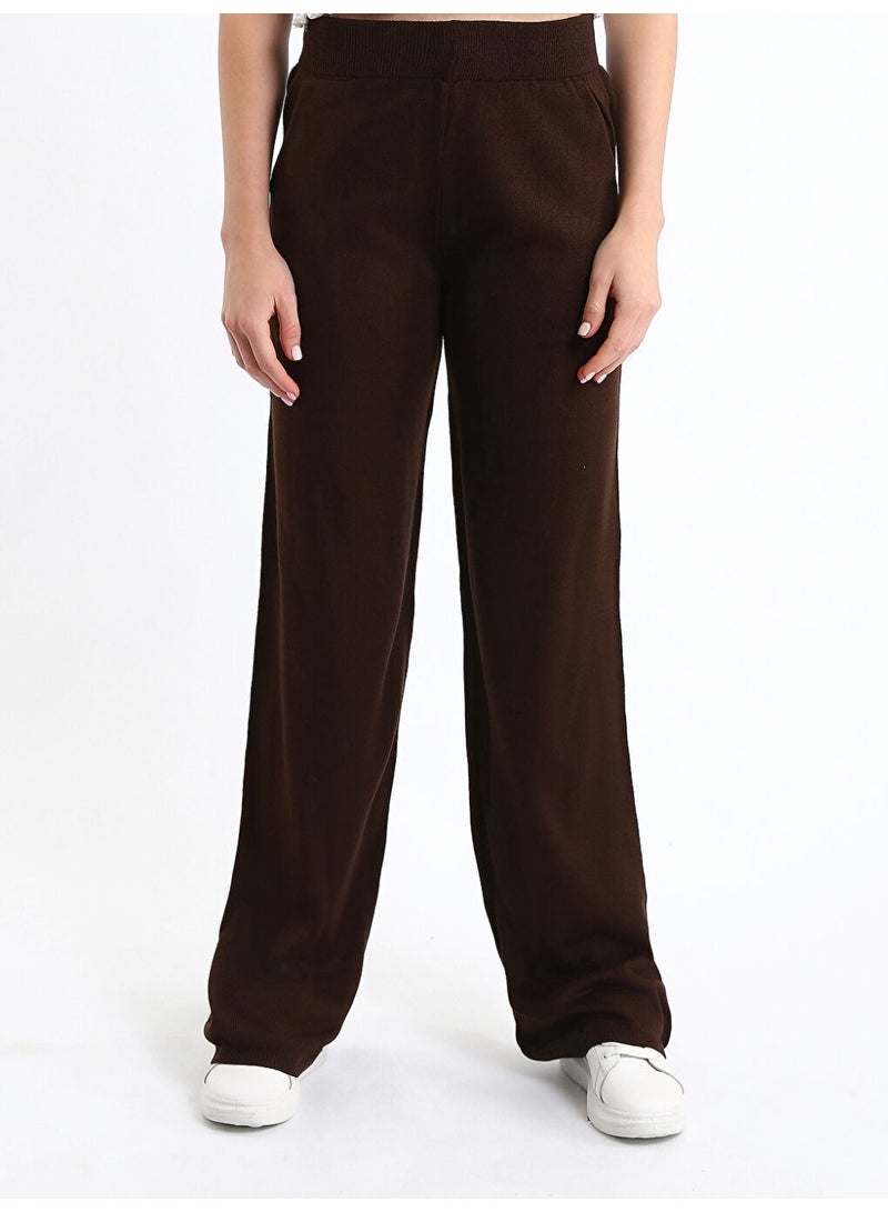 LC WAIKIKI Elasticated Waist Women's Knitwear Trousers - Image 2
