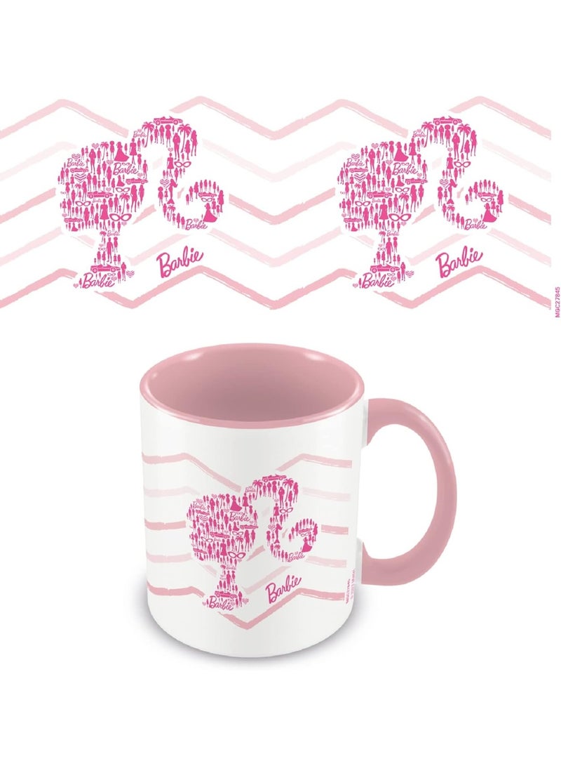 SHOP NEW ARRIVALS Barbie Mug (Barbie Head Design) 11oz Ceramic Coffee Mug, Coffee Mugs for Women 