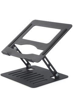 Rock Pow Foldable Laptop Stand for Desk Adjustable Height Ergonomic Computer Stand Aluminum Portable Laptop Stands Holder Riser for MacBook Air Pro All 10-16" Notebooks Laptops  - Image 5