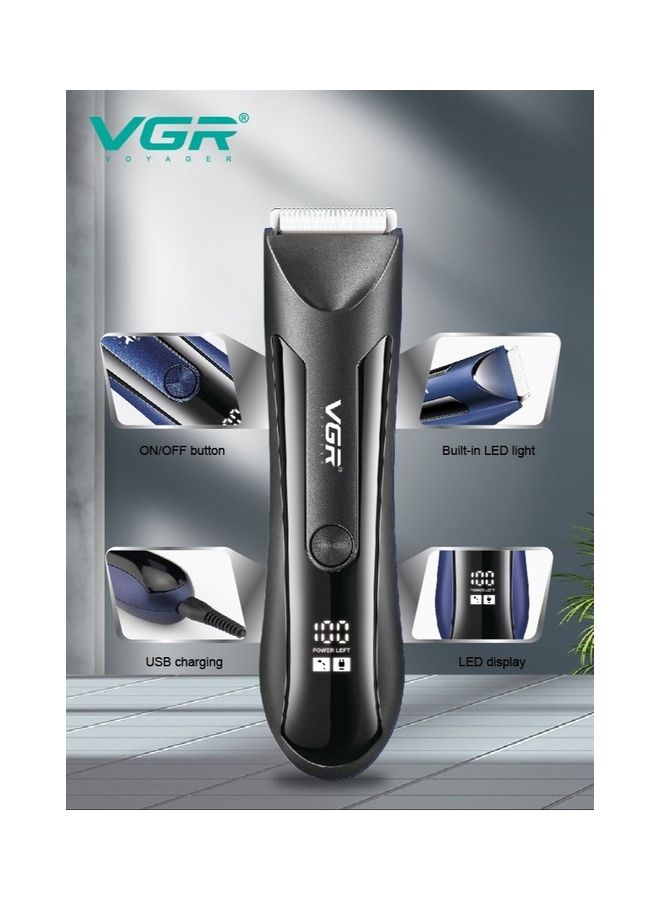 VGR Rechargeable Hair Trimmer Professional Black 700grams - Image 2