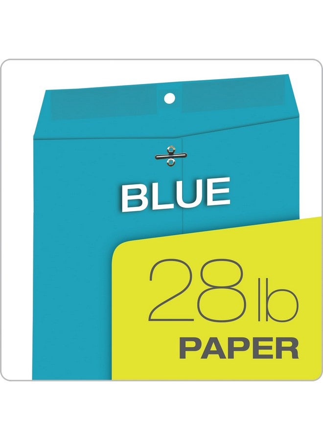 كوالتي بارك أظرف بمشبك 9 × 12 بوصة، أزرق، عبوة من 10 (38737) - Image 5