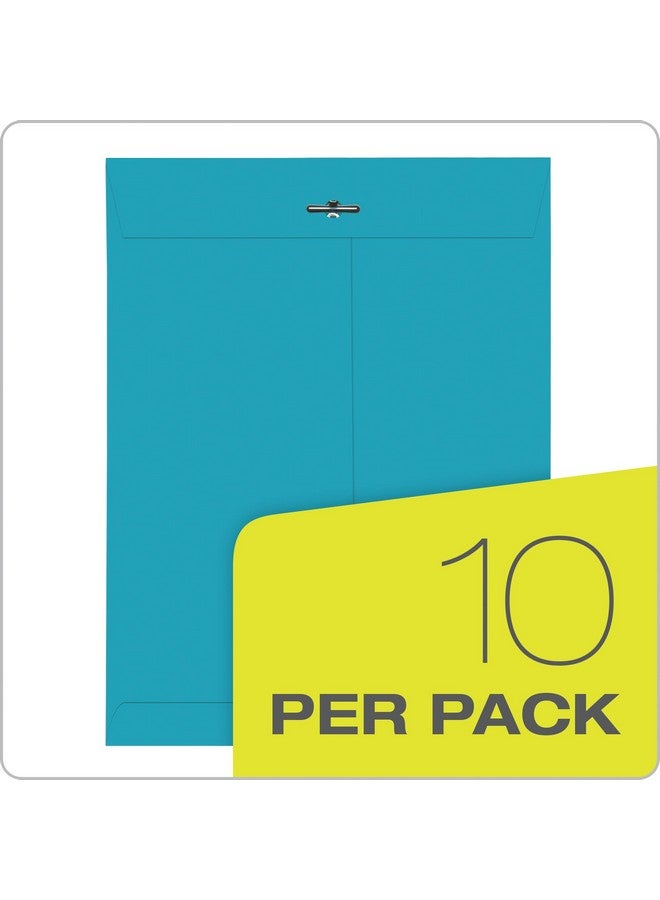 كوالتي بارك أظرف بمشبك 9 × 12 بوصة، أزرق، عبوة من 10 (38737) - Image 4