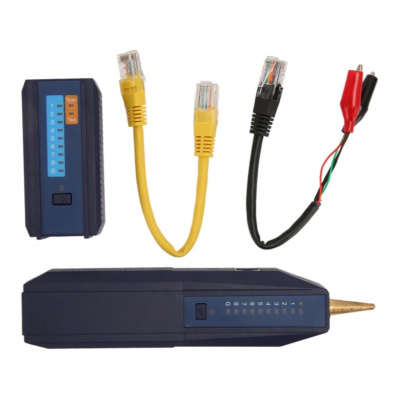 Professional Ethernet Cable Tester with PoE Test Digital Signal Tracing Continuity Check - Image 2