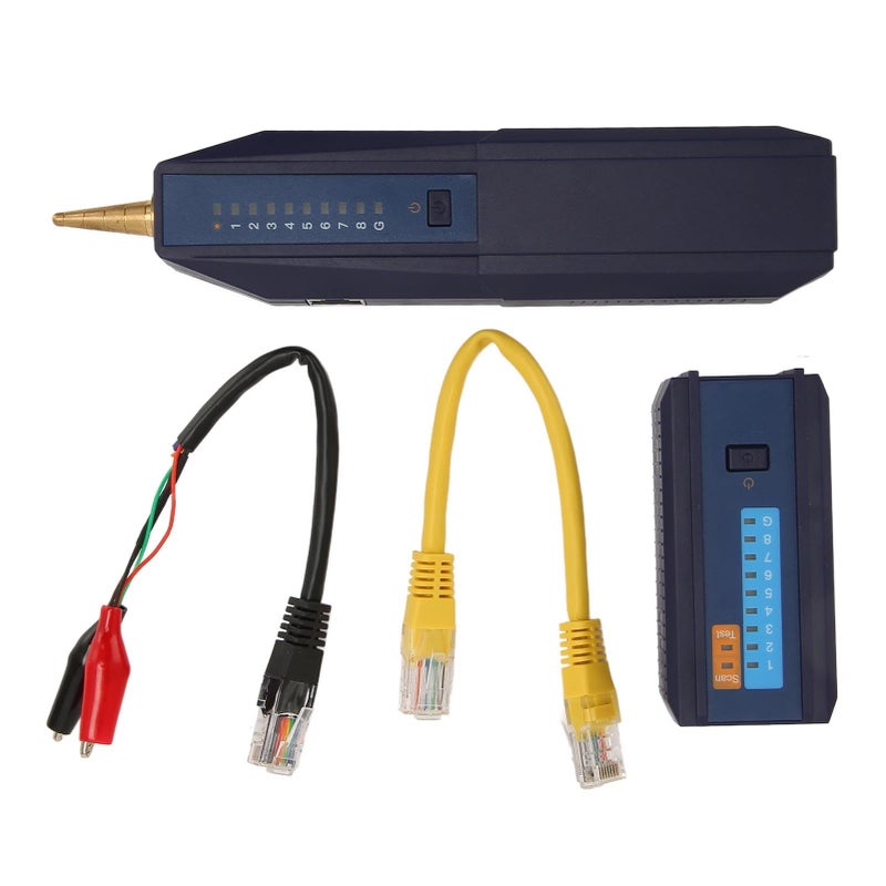 Professional Ethernet Cable Tester with PoE Test Digital Signal Tracing Continuity Check - Image 4