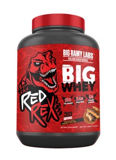 RED REX ريكس - مصل اللبن الكبير بالشوكولاتة وزبدة الفول السوداني 1020 جم 