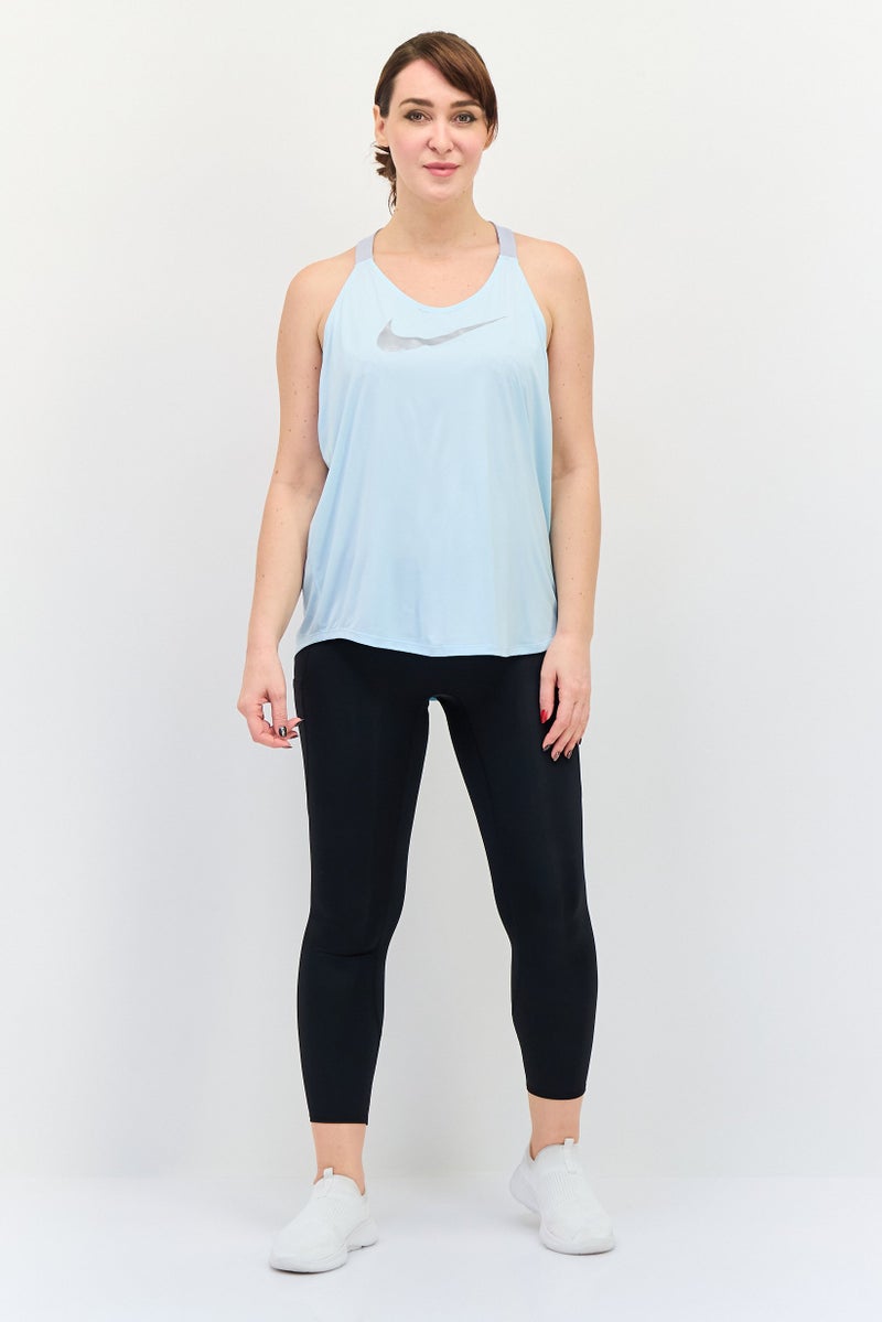 Nike Women Sportswear Fit Running Tank Top, Light  Blue - Image 4