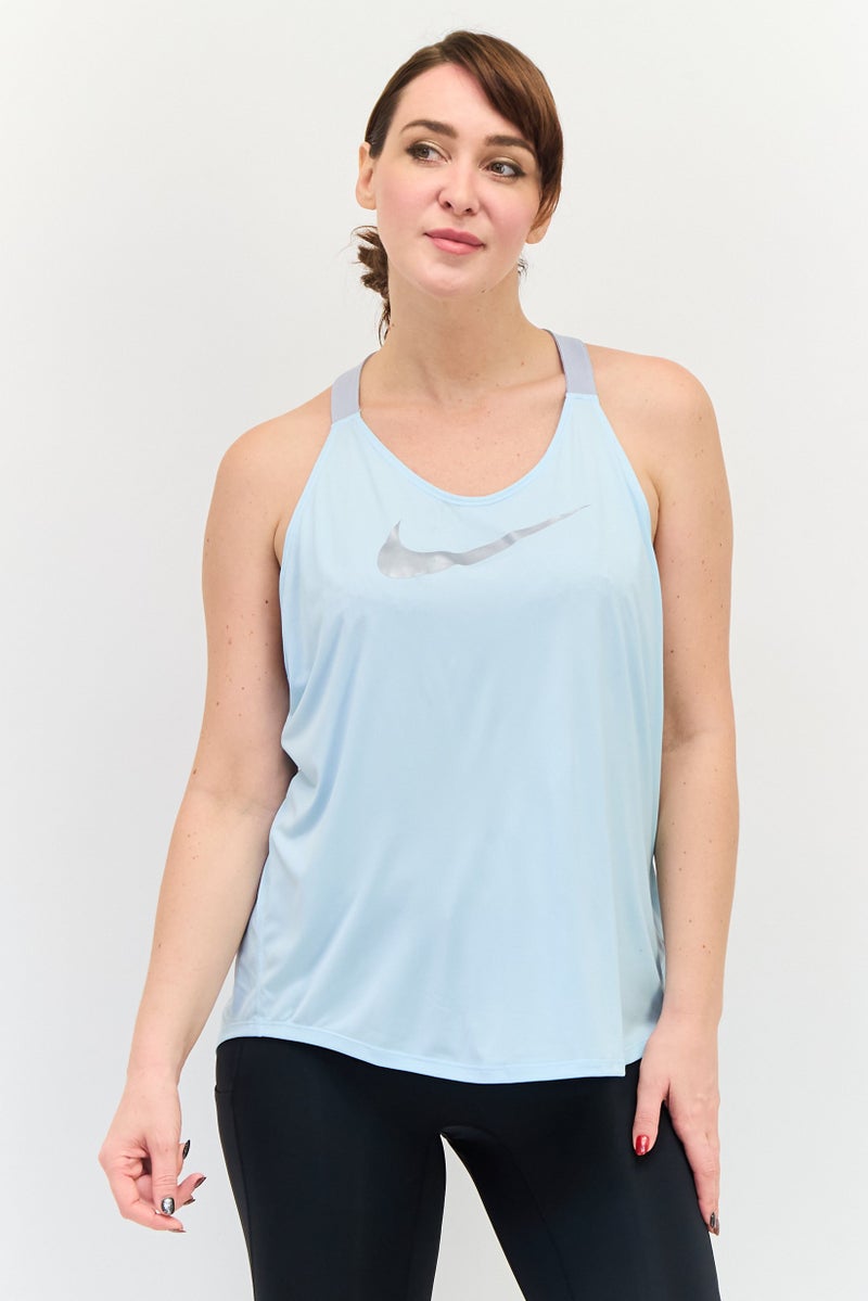 Nike Women Sportswear Fit Running Tank Top, Light  Blue - Image 1