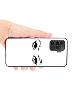 Okteq OKTEQ TPU Protection and Hybrid Rigid Clear Back Cover Case Women Eyes for Oppo A94 4G / F19 Pro / Reno5 Lite  - Image 4