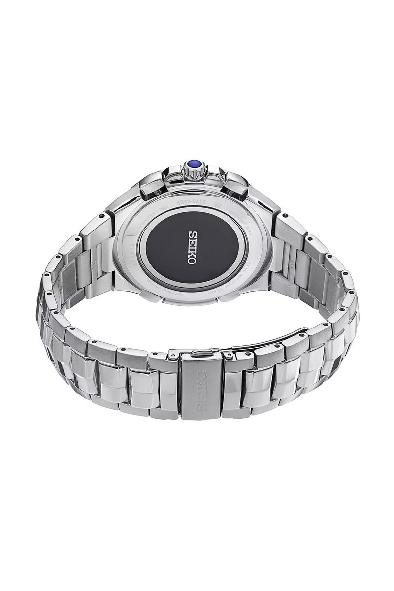 سيكو Seiko Men's Coutura Stainless Steel Solar Chronograph Watch - SSG009 - Image 2