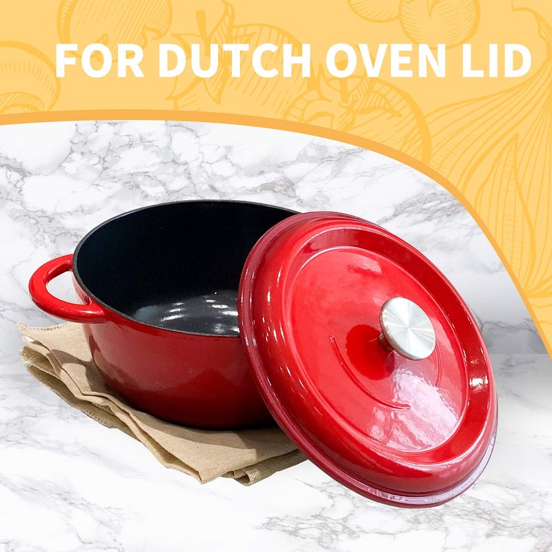 HUASAI HUASAI Stainless Steel Replacement Handle compatible with Le Creuset,Aldi,Lodge, and other Enameled Cast-Iron Dutch Oven  - Image 3