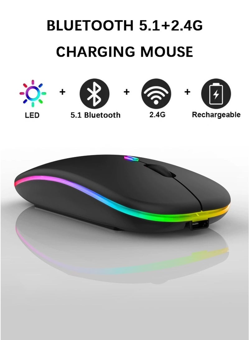Mouse Wireless 600.0 mAh M40 Ultra-Thin Wireless Mouse Black  - Image 1