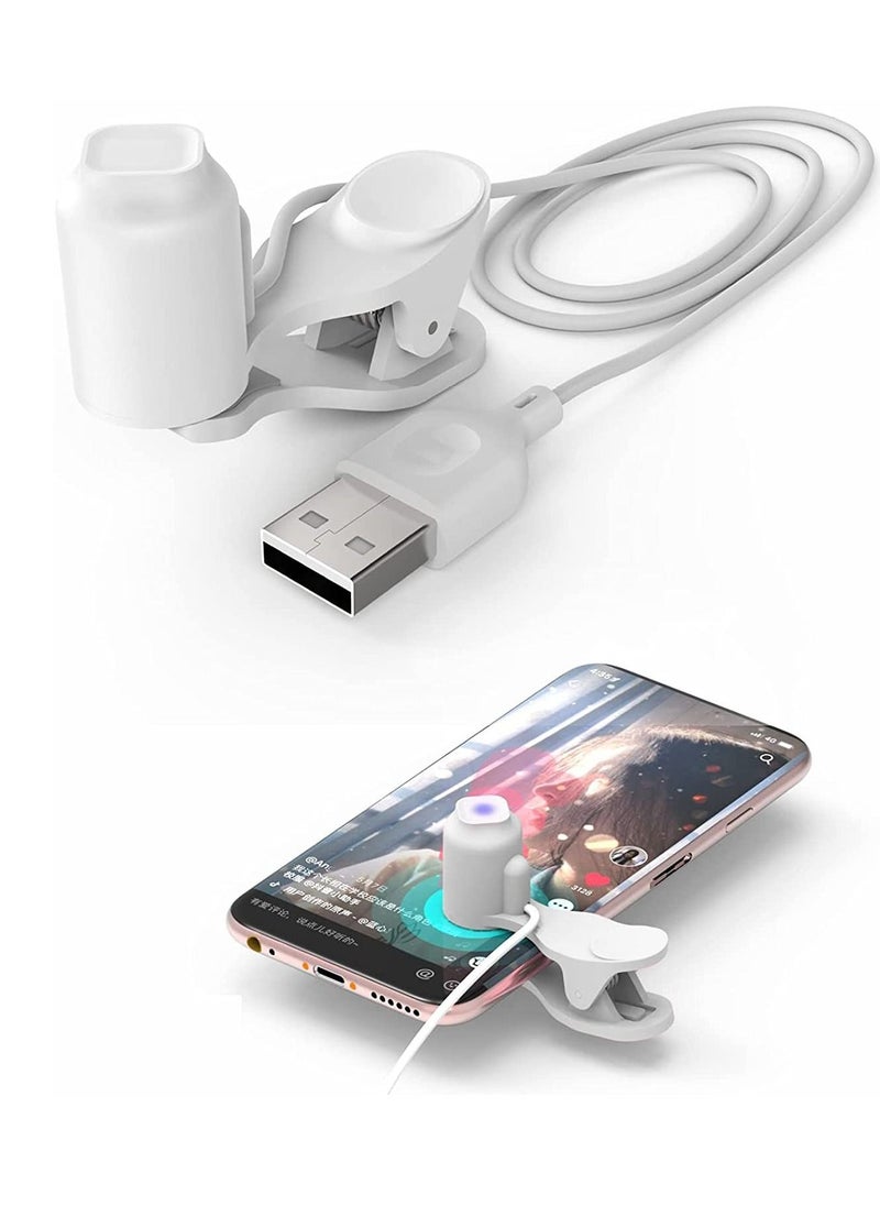 Y&D - Auto-clicker Device for Mobile Phone and Tablet Computer Screen, Simulated Finger Clicking USB Simulator Gaming, Shopping, Giving a Like in Tiktok, Lightning Deal, Live Broadcasts2 Packs - White - Image 1