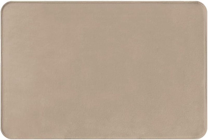 حصيرة الباب باللون البني الفاتح مقاس 16 × 24 بوصة للاستخدام الداخلي والخارجي للباب الأمامي والتراس والجراج والشرفة - Image 3