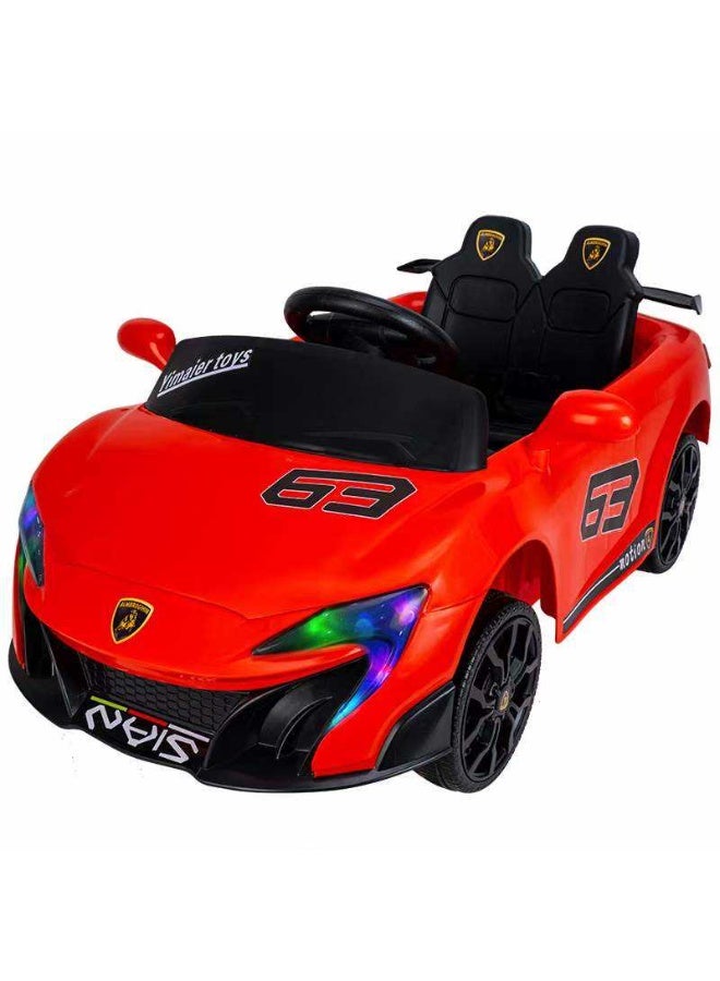 ضحكة  سيارة ركوب كهربائية للأطفال 6V بمحرك 380، تصميم رياضي - Image 1