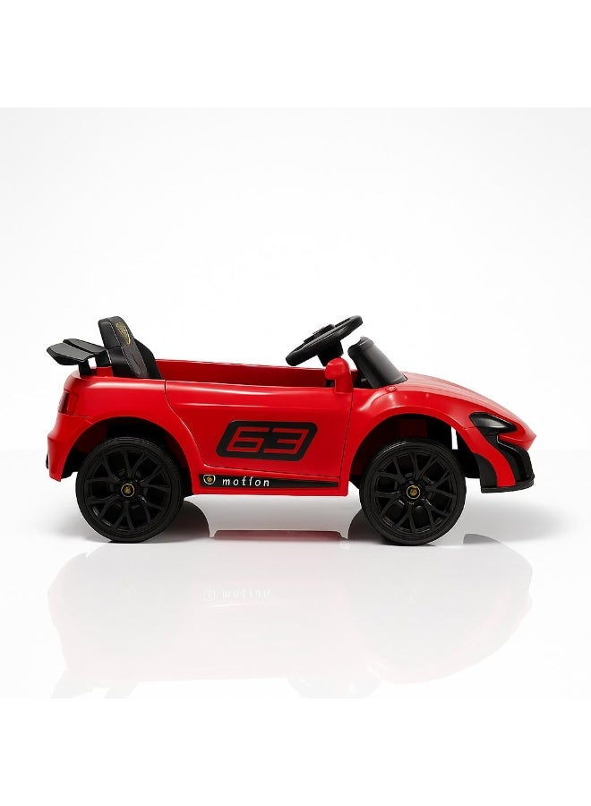 ضحكة  سيارة ركوب كهربائية للأطفال 6V بمحرك 380، تصميم رياضي - Image 2