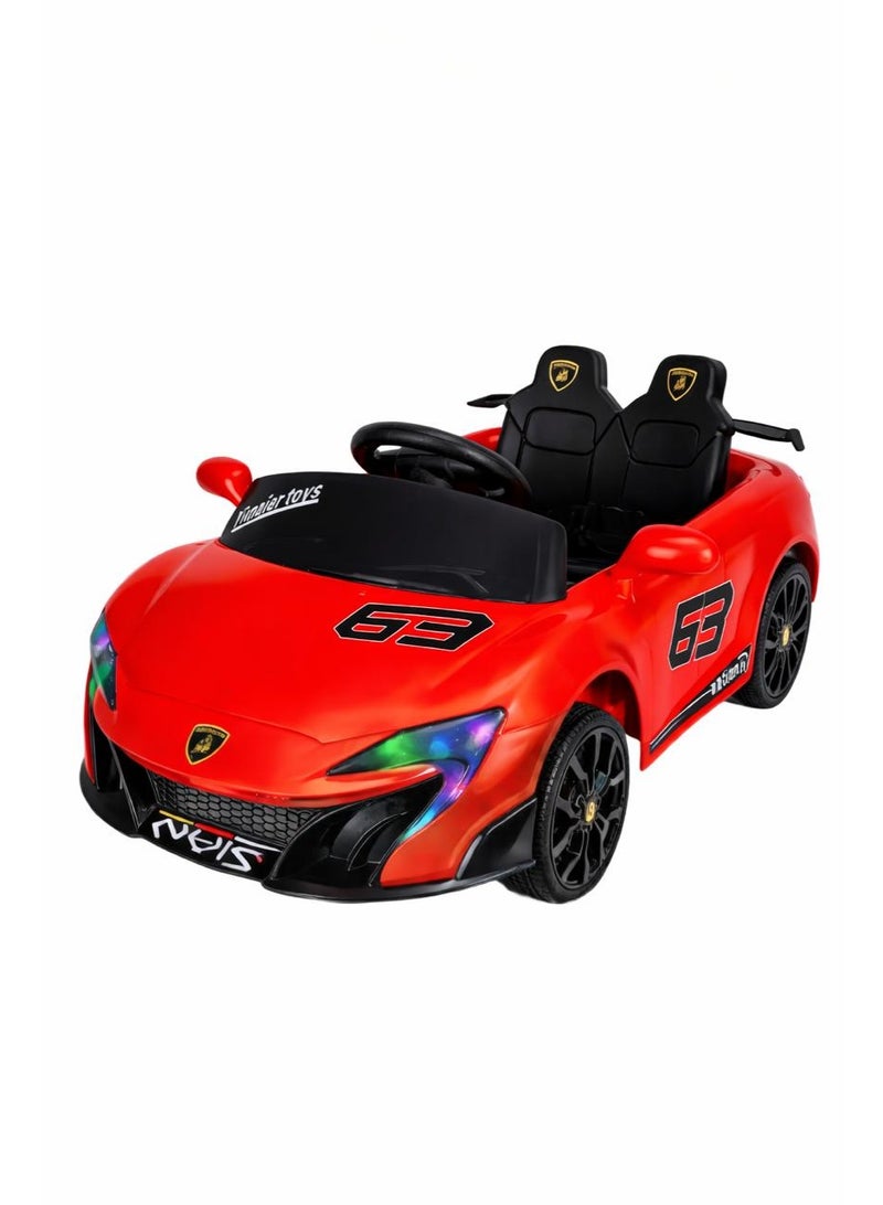 ضحكة  سيارة ركوب كهربائية للأطفال 6V بمحرك 380، تصميم رياضي - Image 1