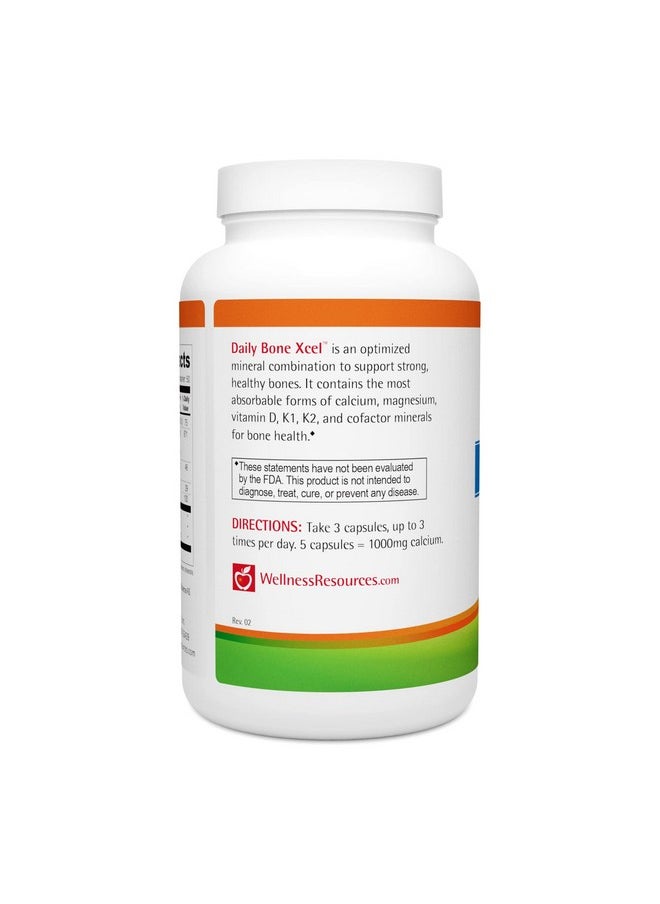 Wellness Resources - Daily Bone Xcel High Absorption Calcium With Vitamin D K1 K2 (150 Capsules) - Image 1