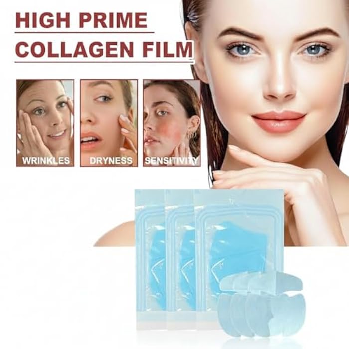 Azonee Melting Collagen Mask, Pure Collagen Mask, Collagen Facial Mask, Soluble Collagen Replenishing Mask, Collagen Moisturizing Mask, Prevent Fine Lines and Protect Skin, Anti-Aging Mask (2 Boxes) - Image 3