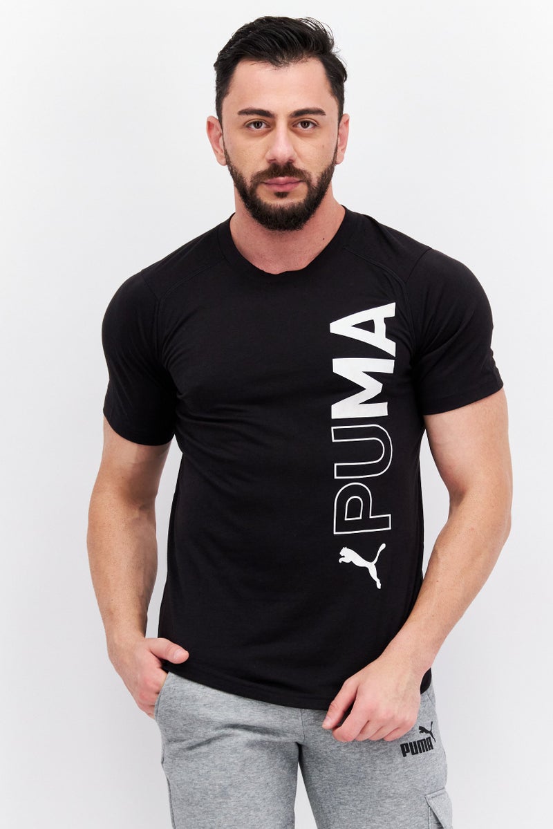 PUMA Men Sportswear Fit Training T-Shirt, Black - Image 1