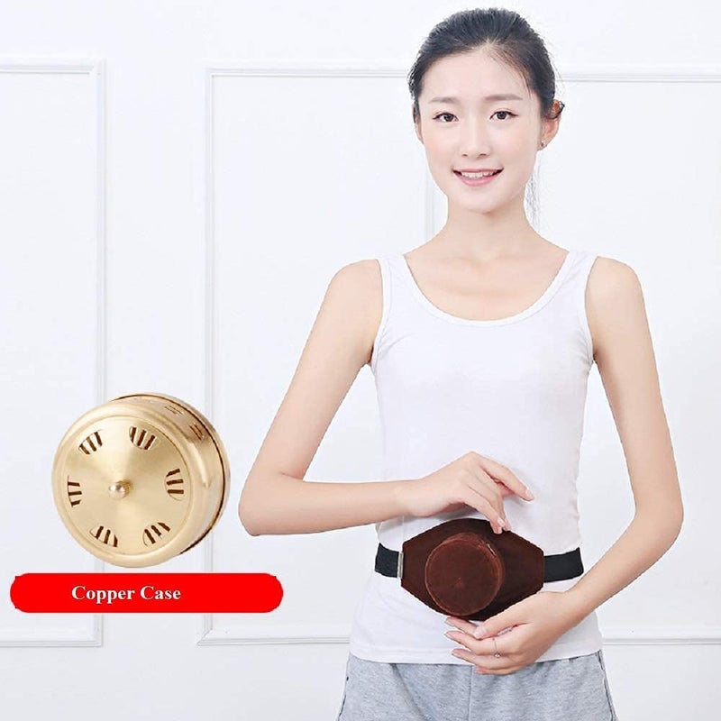 Uloveido 10-Years Purity 60:1 Ratio 54 Rolls Sticks Pure Moxibustion + 1 Copper Portable Smokeless Mugwort Moxibustion Moxa Box Round Shape Burner+1 Acupoint Mapè‰¾ç¸æŸ± è‰¾æŸ±å¸¦é“œç›’ç©´ä½å›¾ - Image 4