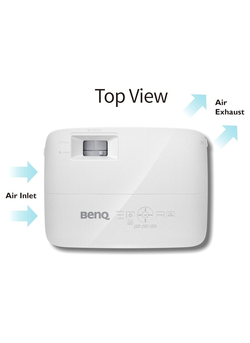 فيبكا - BenQ XGA Business Projector MX550, DLP, 3600 Lumens High Brightness, 20000:1 High Contrast Ratio, Dual HDMI, VGA, Keystone Correction, Simple Setup, SmartEco Technology - Image 1