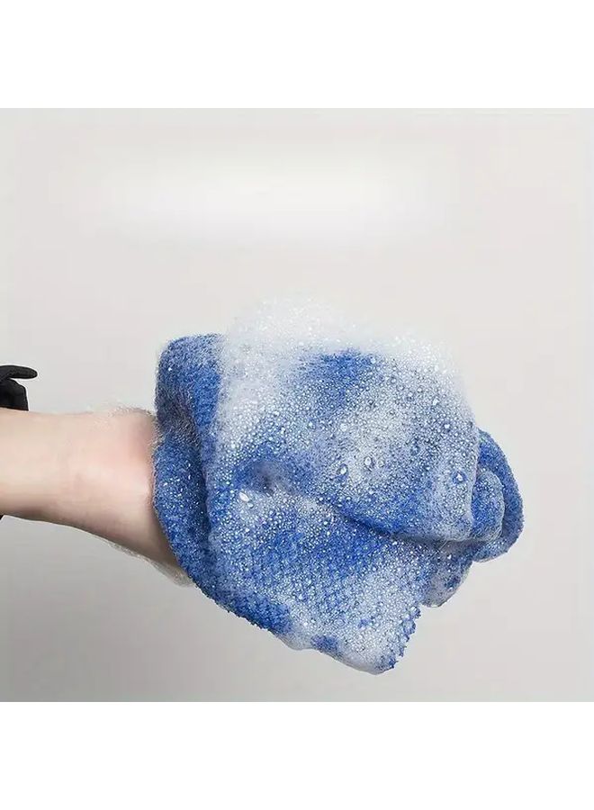 3pcs Random Colors Exfoliating Mesh Sponges Gentle Body Scrubber Quick Dry Durable - Image 2