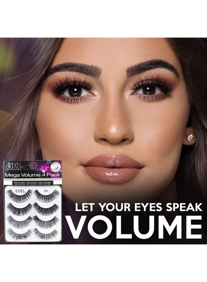 ARDELL False Eyelashes Mega Volume 251, 1 pack (4 pairs per pack) - Image 2