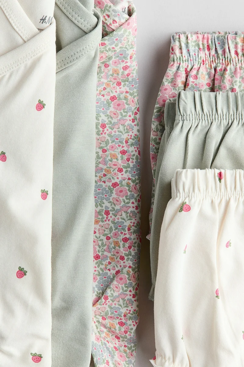 H&M 6-piece jersey set
