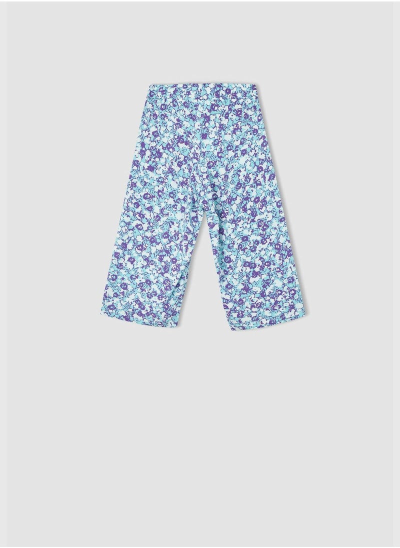 DeFacto - Relaced Fit Patterned Trousers With Waist Tie - Image 1