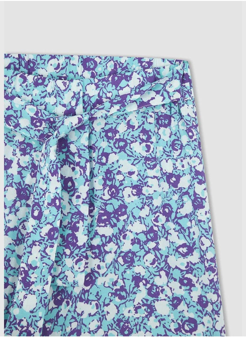 DeFacto - Relaced Fit Patterned Trousers With Waist Tie - Image 1