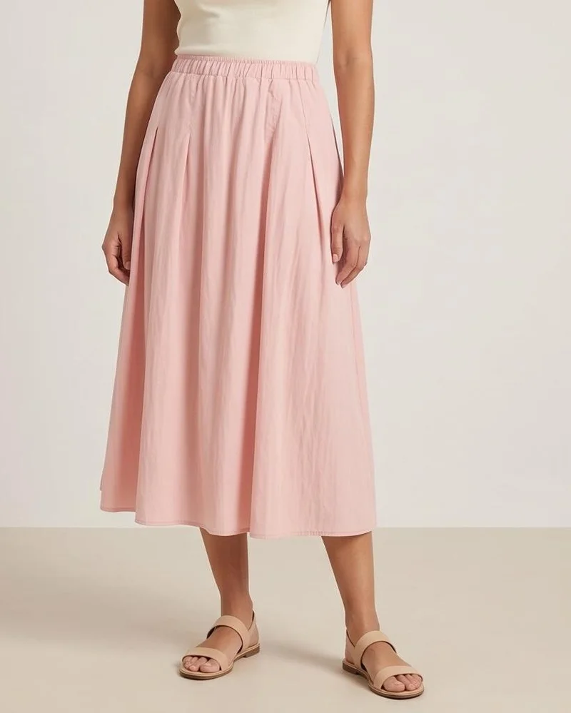 Redtag Women Pink Casual Skirt