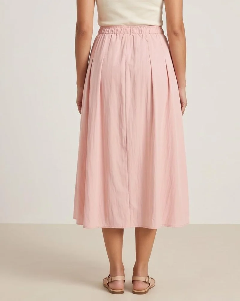 Redtag Women Pink Casual Skirt