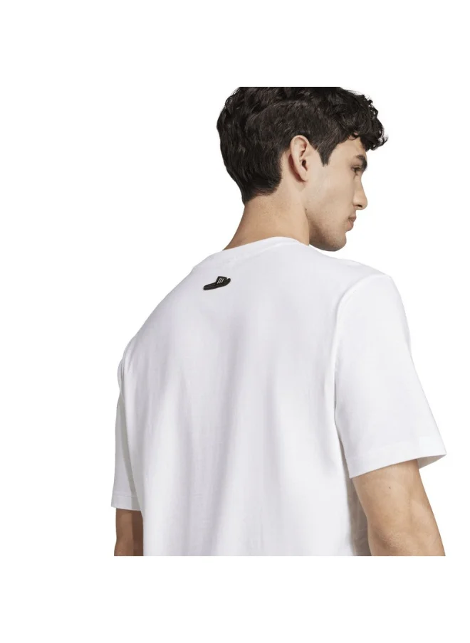 اديداس adidas M L SLIDES TEE White Training T-SHIRTS for Men - XS