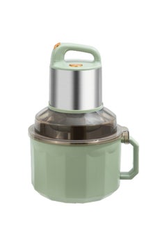 HTH Multifunction 2 In 1 Electric Chopper Mixer 6L Capacity Food Processor Stainless Steel Knife Blade Mixer Bowl with Dual Speed Mode 1800W Electric Motor Vegetables and Meat Grinder High Performance Kitchen Appliance Chopping Ice Crushing Mincing Grinding Pureeing 41.8x24.7x24.8 cm  - Image 1