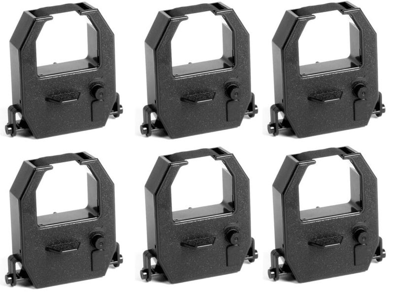COMPUMATIC (6 Pack) Replacement Ribbon Fits Amano PIX and TCX Time Clocks, All Models, Black Ink, 10/11/15/20/21/22/25/28/35/45/55/75/85/88/90/95/200/3000/4000 - Image 3