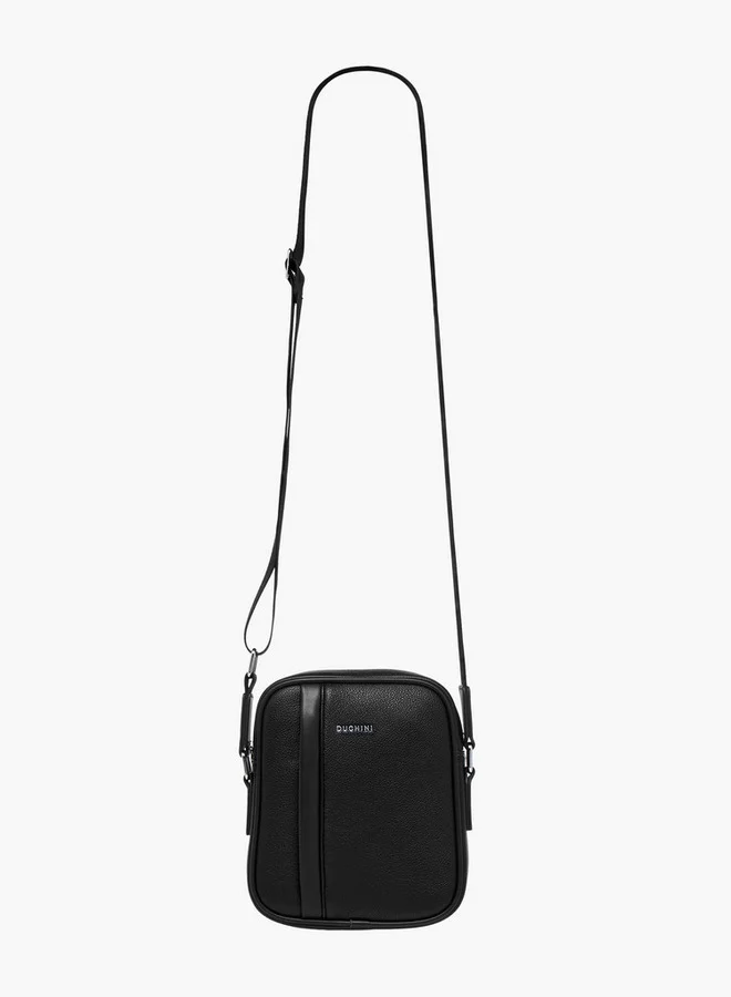 دوتشيني Solid Crossbody Bag with Adjustable Strap