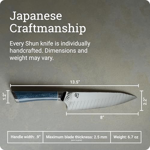 Shun Shiranami 8" Chef's Knife - Image 5
