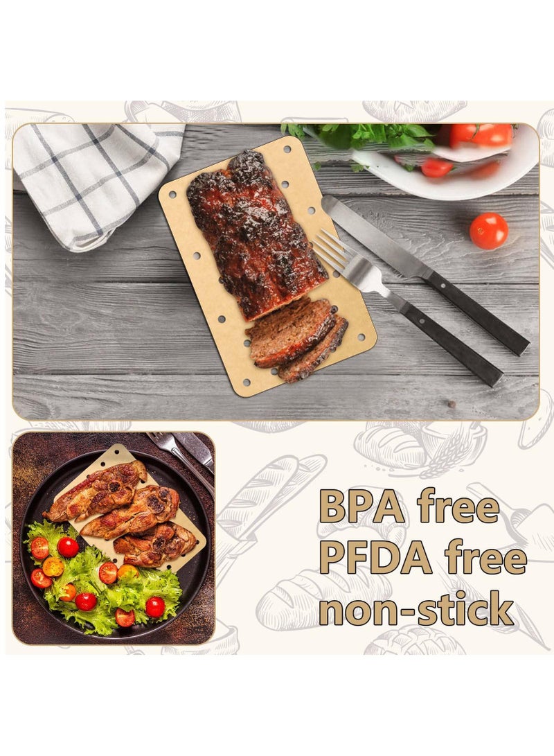 Sweet seven Convenient Air Fryer Liners for 2-Basket Air Fryers - 200 Rectangular Perforated Parchment Paper Sheets - Easy Cleanup and Cooking with Double Basket Air Fryer Accessories - Image 3